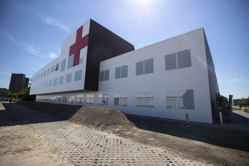 Ingang van het gezondheidscentrum in Den Helder.
